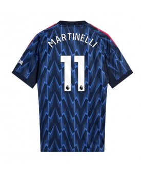 Arsenal Gabriel Martinelli #11 Maglia Gara Trasferta Repliche 2025-26 Maniche Corte